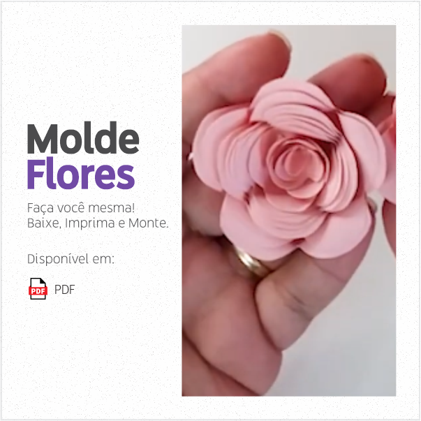 M103 Molde Flor - Rosa em Espiral - thumb